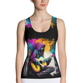 Ain't No Party Without Guitar Sublimation Cut & Sew Tank Top - Beyond T-shirts